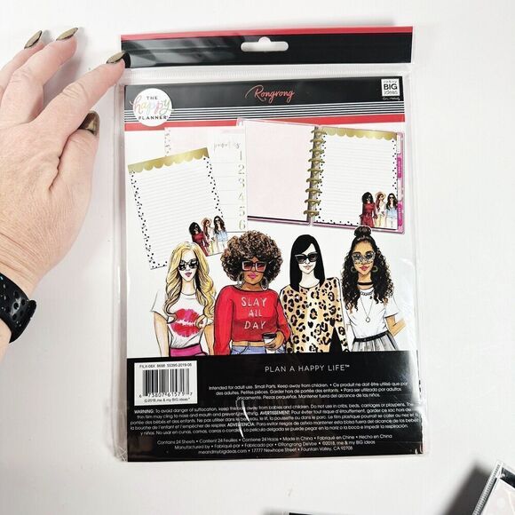 The Happy Planner Classic Notes Paper Rongrong 24 Double Sided Pages DeVoe - Picture 4 of 4